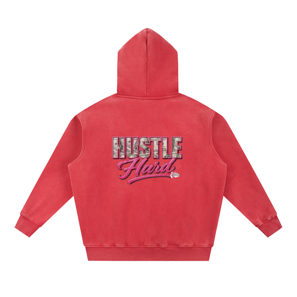 Snow Wash Fleece Oversize Hoodie