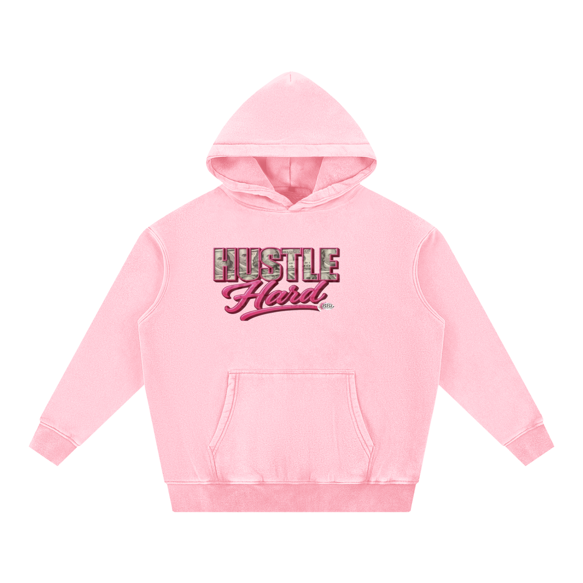 Snow Wash Fleece Oversize Hoodie