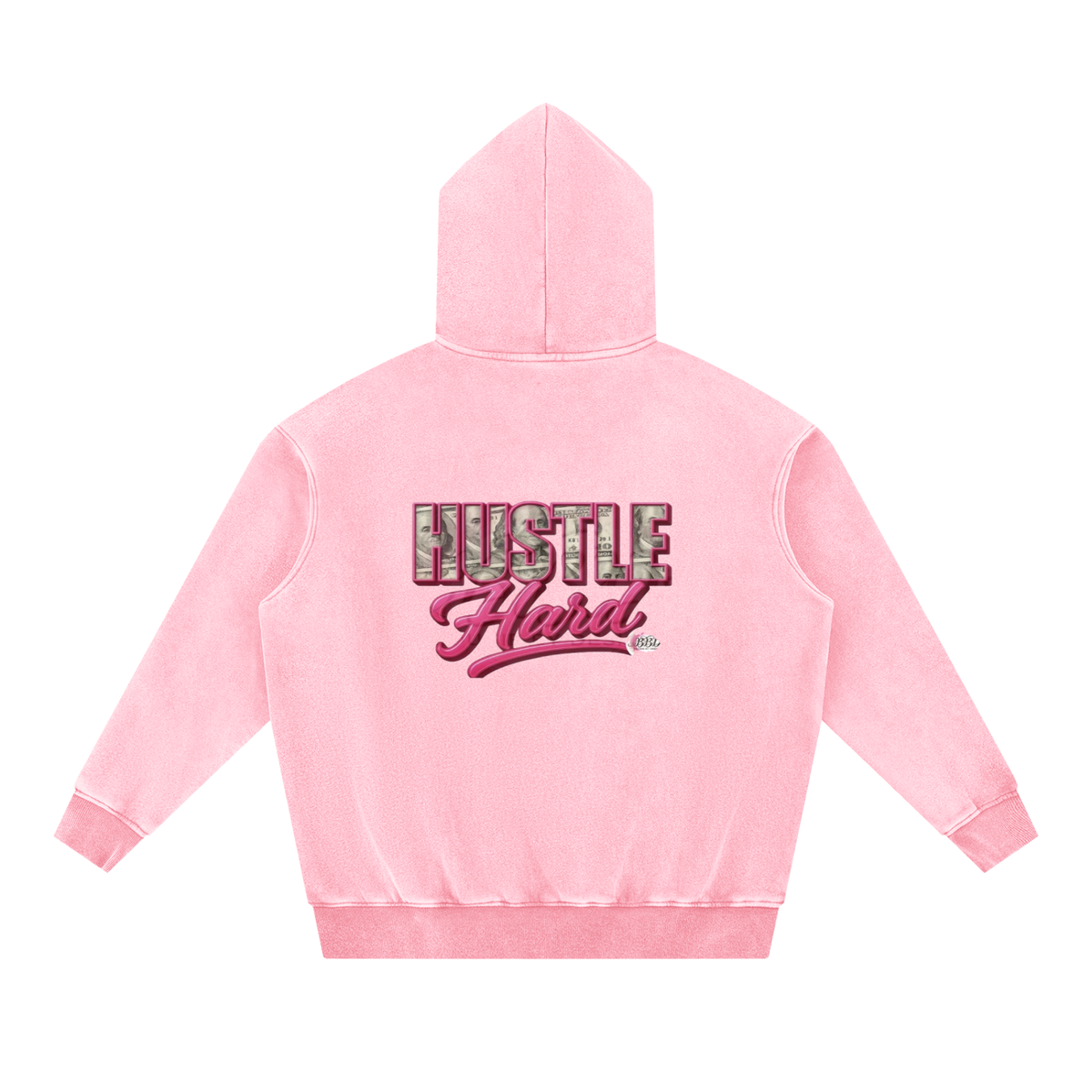 Snow Wash Fleece Oversize Hoodie